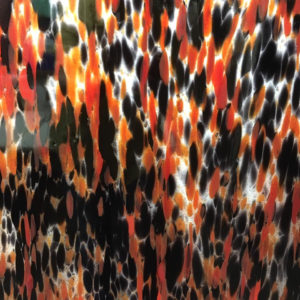 Spectrum Fusers Reserve Orange and Black Glass Sheet