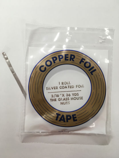 3/16" Silver Back Edco Copper Foil