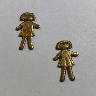 Small Brass Rag Doll #1257