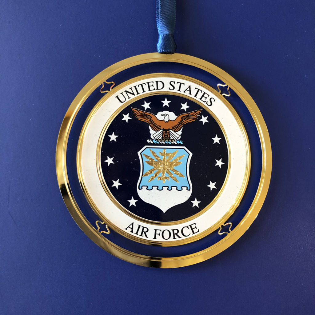Brass U. S. Air Force Ornament
