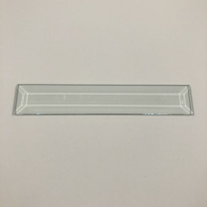 F#621 Rectangle Bevel Glass 1 1/4"  x 6 7/8"