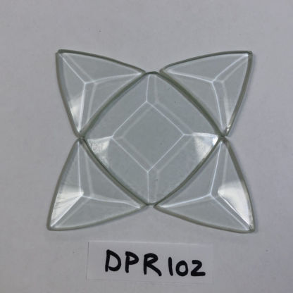 Clear Beveled Glass Cluster - ADPR-102