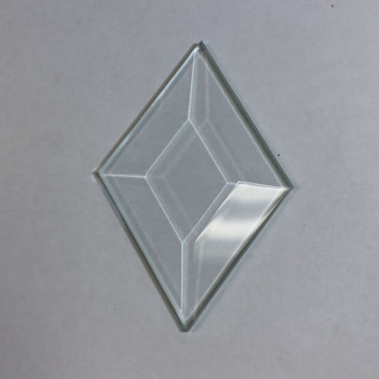 Diamond Bevel Glass 2" x 3