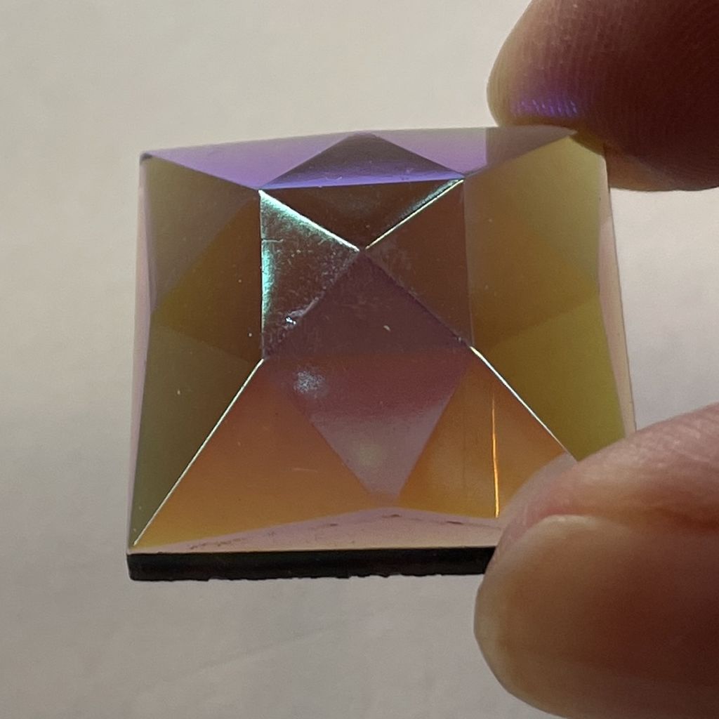Dichroic Square 25mm Jewel RQ25-06 - Image 3