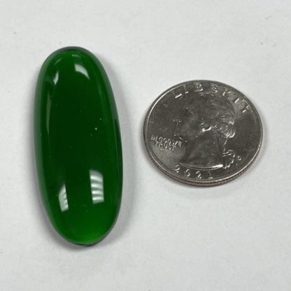 Smooth Oval Jewel - Green HM4518-03 - Image 2