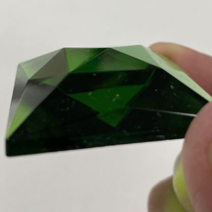 Faceted Square 40mm Jewel- Green FQ40-03 - Image 2