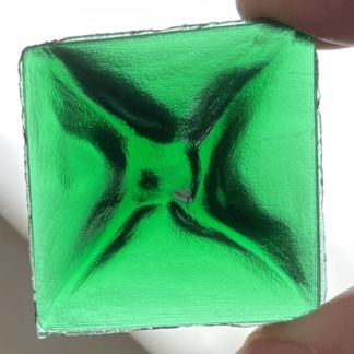 Old World Square 40mm Jewel -Green CR40-03