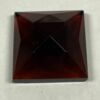 Faceted Square 30mm Jewel - Dark Amber FQ30-21 - Image 2