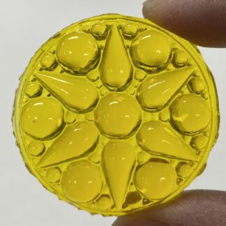 Fancy Round 42mm Jewel CN42-13 Yellow