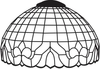 Worden G19.5-11 Molcany Art Nouveau Lamp Pattern