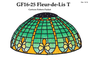 Worden GF16-25 Fleur-de-Lis Lamp Pattern