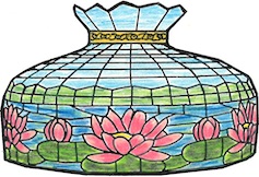 Worden RC22-16 Tiffany Waterlily Lamp Pattern