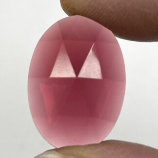 OV2518-340 Faceted Oval 18mm x 25mm Jewel Cranberry