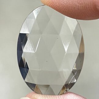 OV2230-01 Faceted Oval 22mm x 30mm Jewel Clear