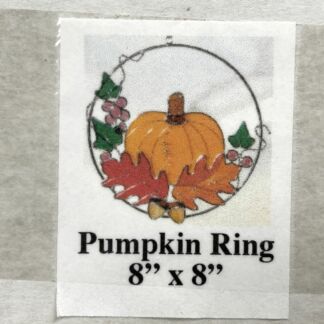 Pre-Cut Glass Kit- Pumpkin Ring
