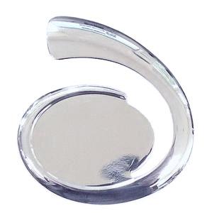 Silver Plated Large Oval Pendant-JL9386