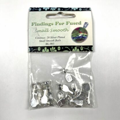 Silver Plated Small Bail-BL003 - Pkg 20 pc.