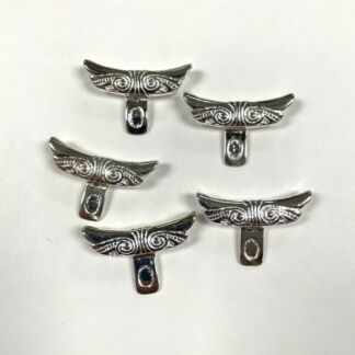Silver Plated Large Wing Bail #JL-625 Set of 5