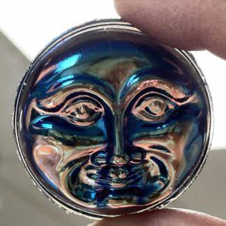 Dichroic Moon Face Round 40mm Jewel MF40-06