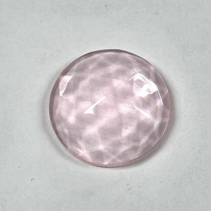 Faceted Round 20 mm Jewel-Pale Pink FR20-07 - Image 2
