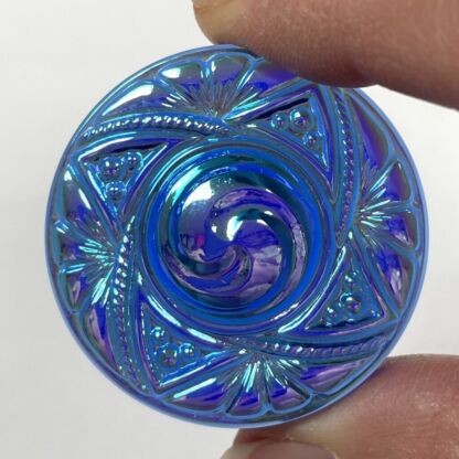 Dichroic Victorian Round 40mm Jewel- Clear DFR40-04