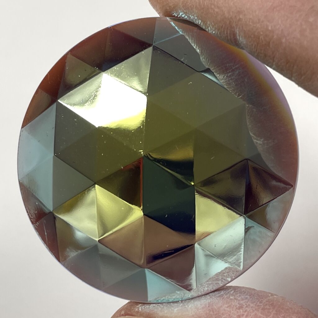 Dichroic Round 50mm Jewel BR50-350 Grape - Image 2