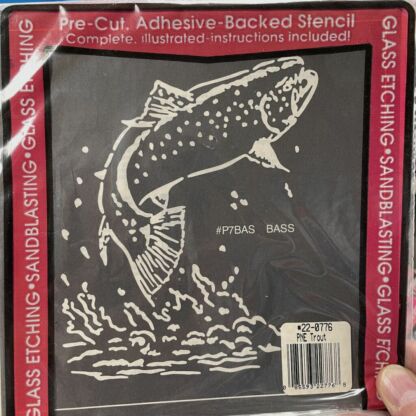 Peel N' Etch Stencil-Bass #P7BAS