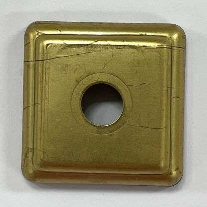 1 3/4" Brass Square Vase Cap V175 - Image 2