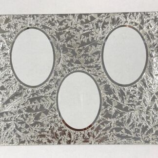 M81011 - Mirror 8" x 10" Rectangle with Center Ovals