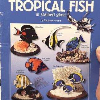 Realistic Tropical Fish In Stained Glass Book